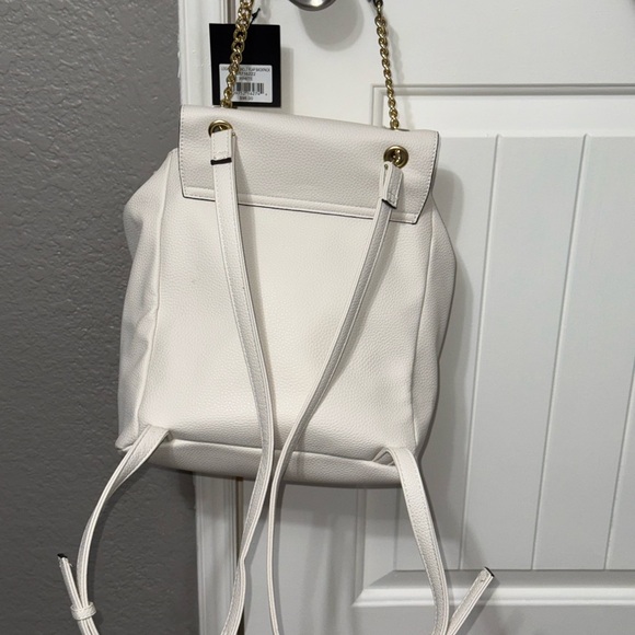 Nanette Lepore White Backpack with Gold Details main image 6